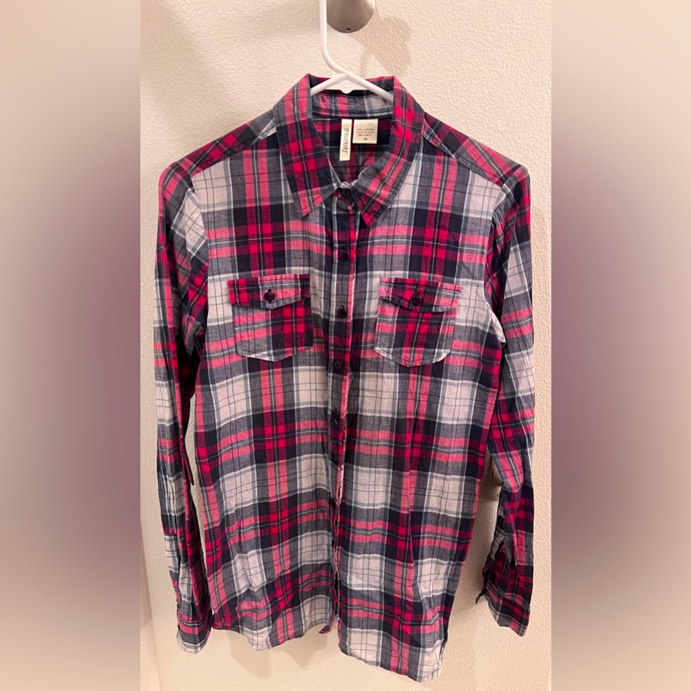 Plaid Button Down